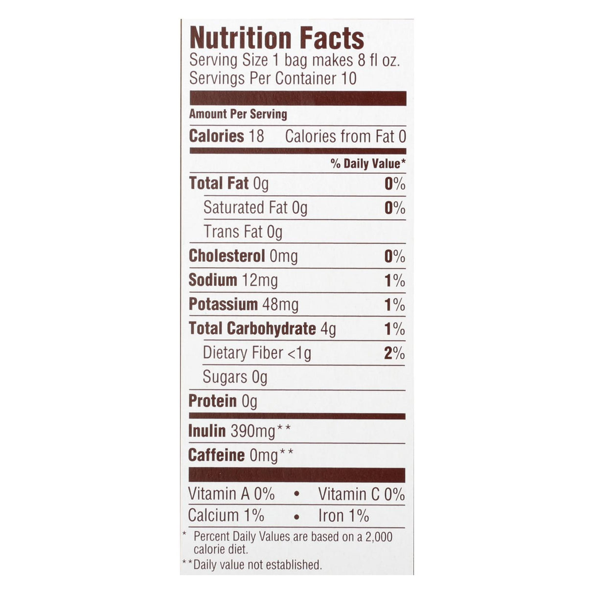 Teeccino Herbal Coffee, Chocolate Dark Roast, Pack of 6 - 10 Tea Bags - Cozy Farm