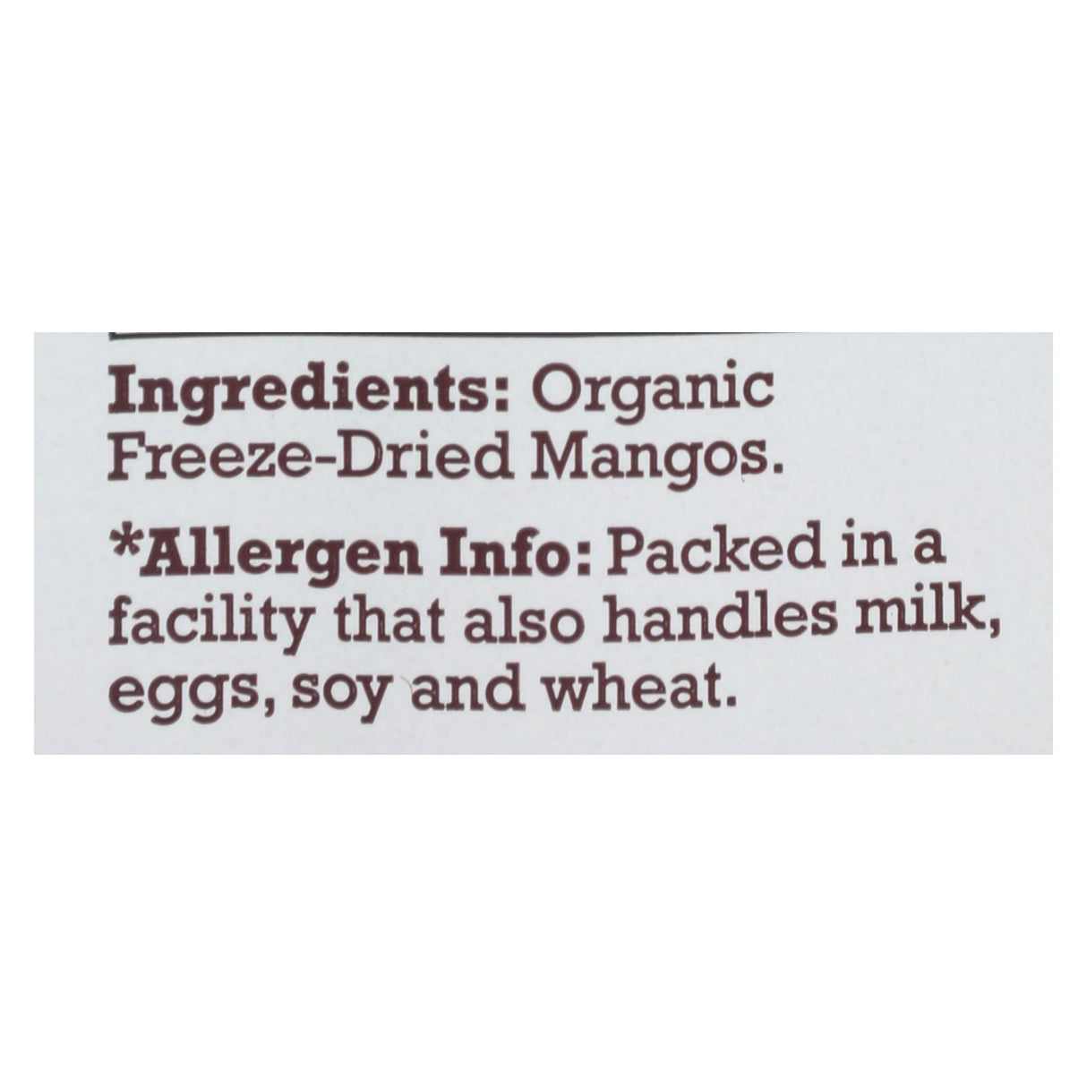 Natierra Freeze-Dried Mangos: 12 Packs, 1.5 Oz. Each - Cozy Farm