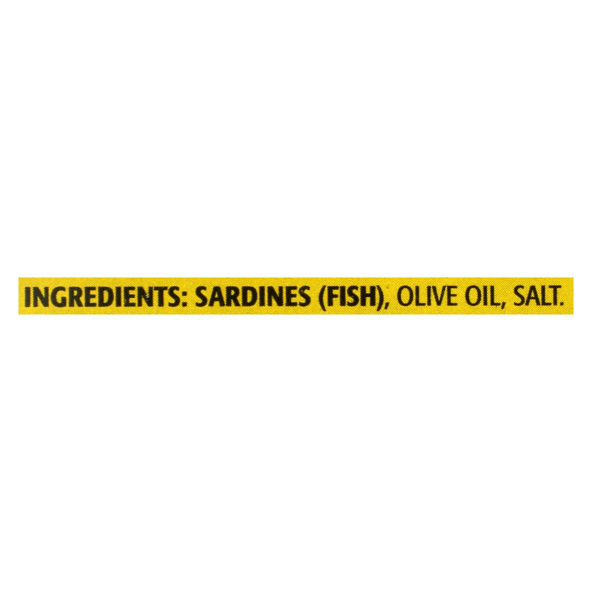 Season Brand Sardines in Pure Olive Oil, Salt Added (4.375 Oz.), Pack of 12 - Cozy Farm