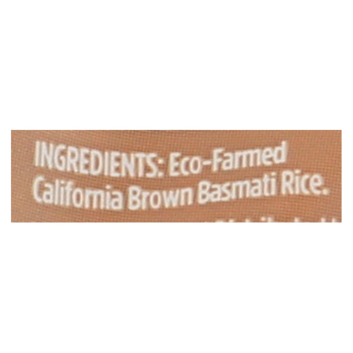 Lundberg Organic Brown Basmati Rice, 12 Lb. - Cozy Farm