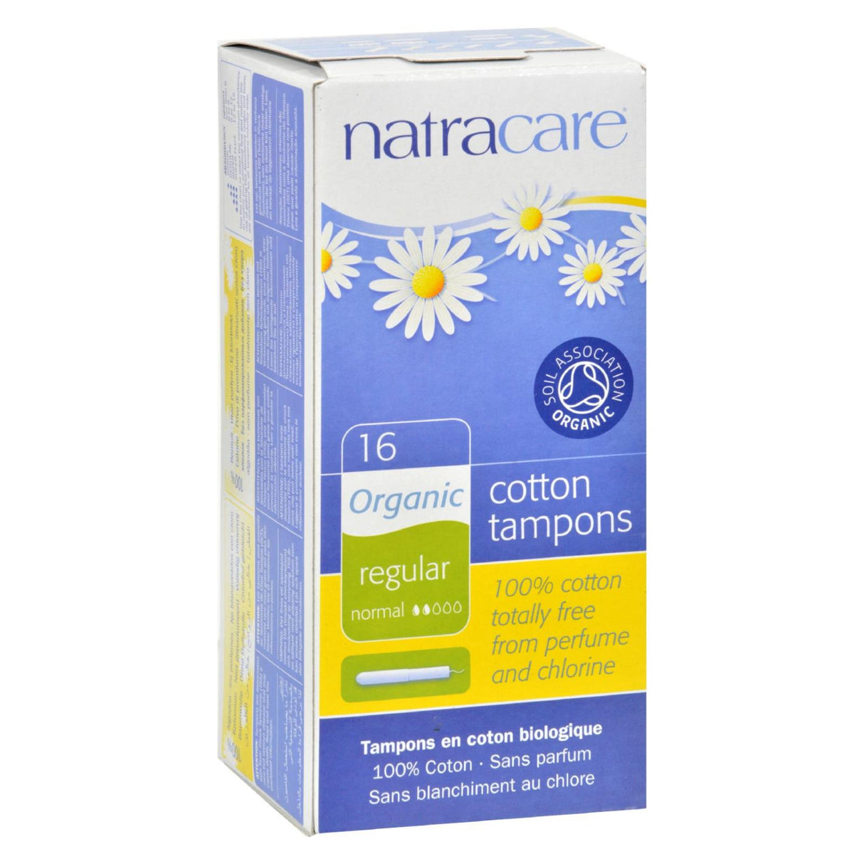 Natracare Organic Cotton Tampons (Pack of 16) Regular with Applicator for Women's Comfort and Protection - Cozy Farm
