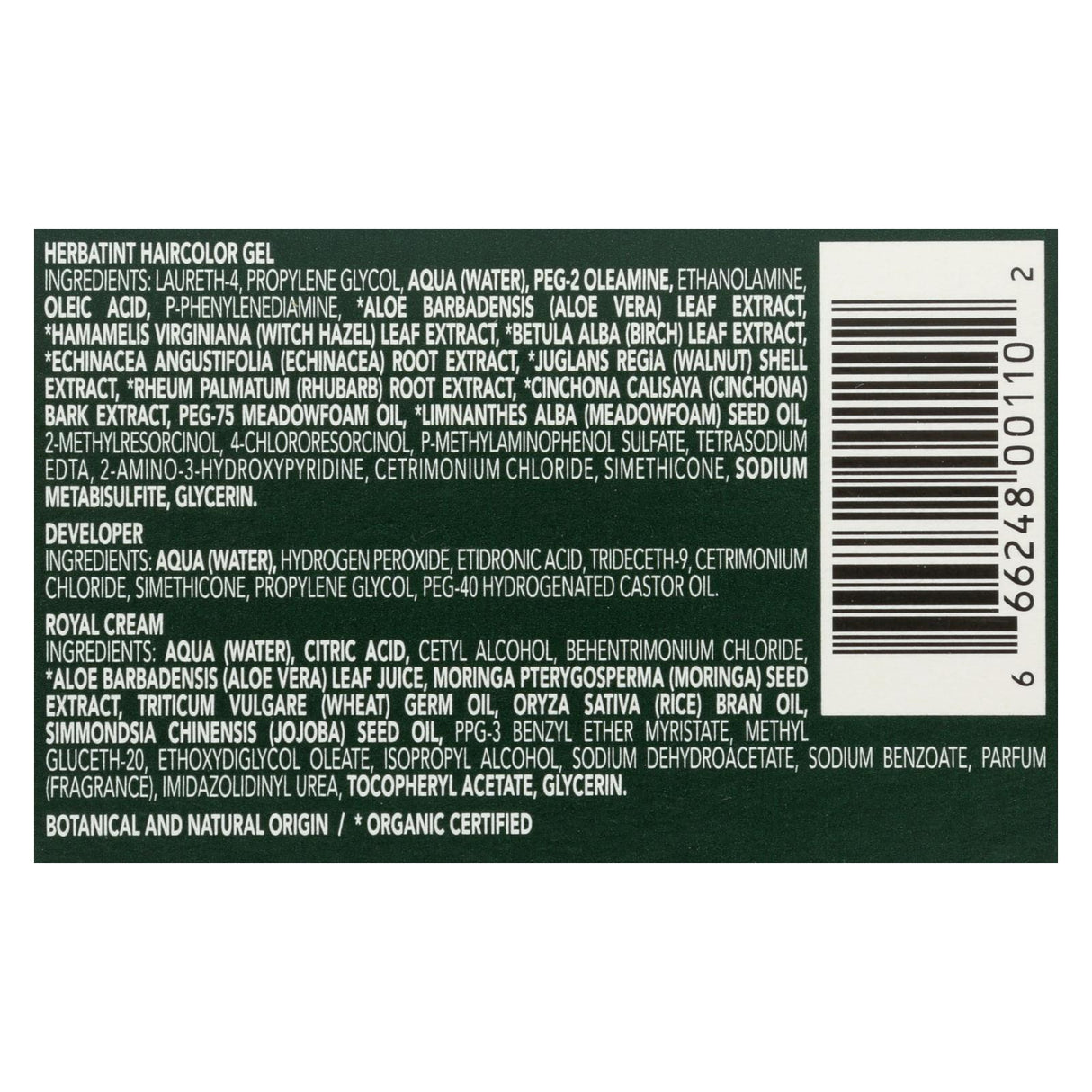 Herbatint 4D Golden Chestnut Permanent Herbal Hair Color Gel, 135ml - Cozy Farm