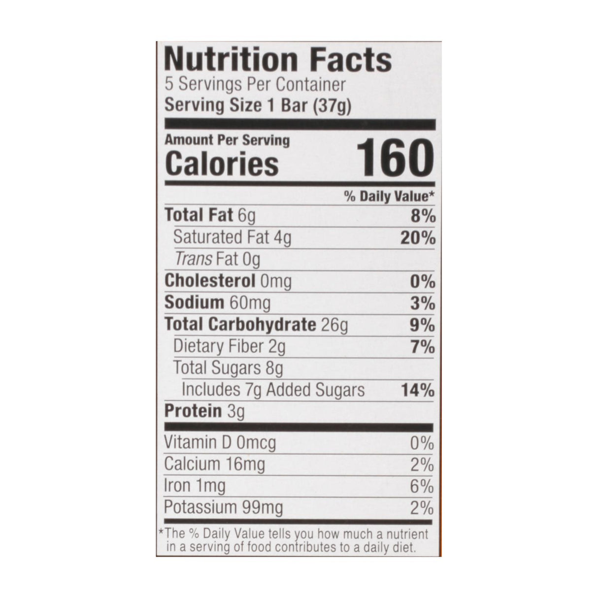 Bobo's Oat Bars - Oat Bite Peanut Butter Chocolate Chips (Pack of 6, 6.5 Oz.) - Cozy Farm