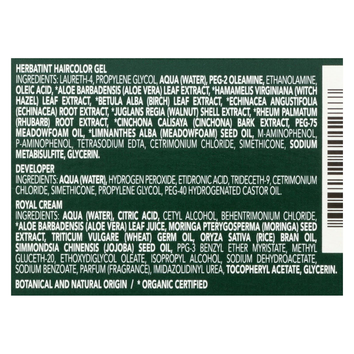 Herbatint Permanent Hair Color Gel 9D Copperish Gold - Cozy Farm