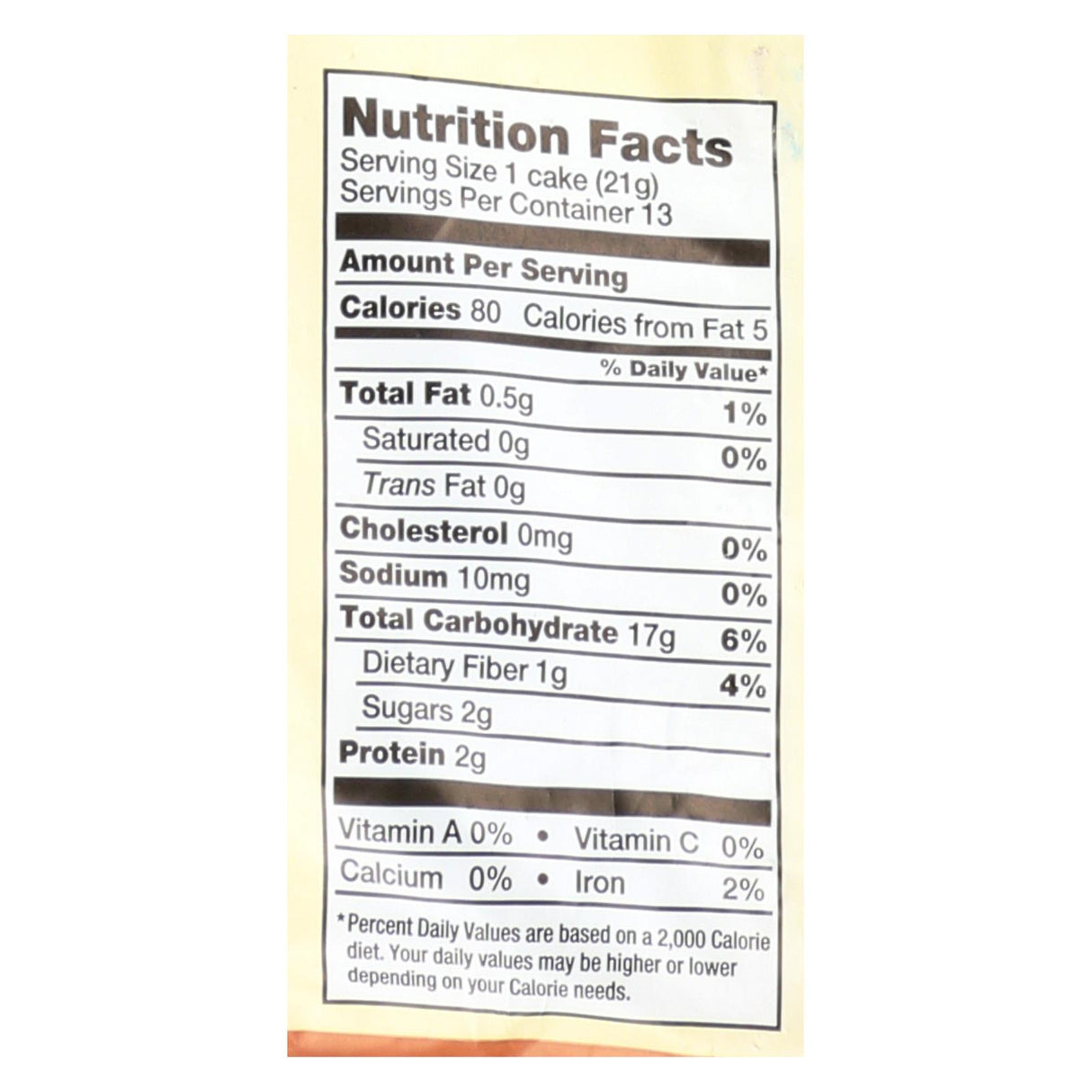 Lundberg Family Farms Rice Cakes Honey Nut Pack of 6 - Cozy Farm