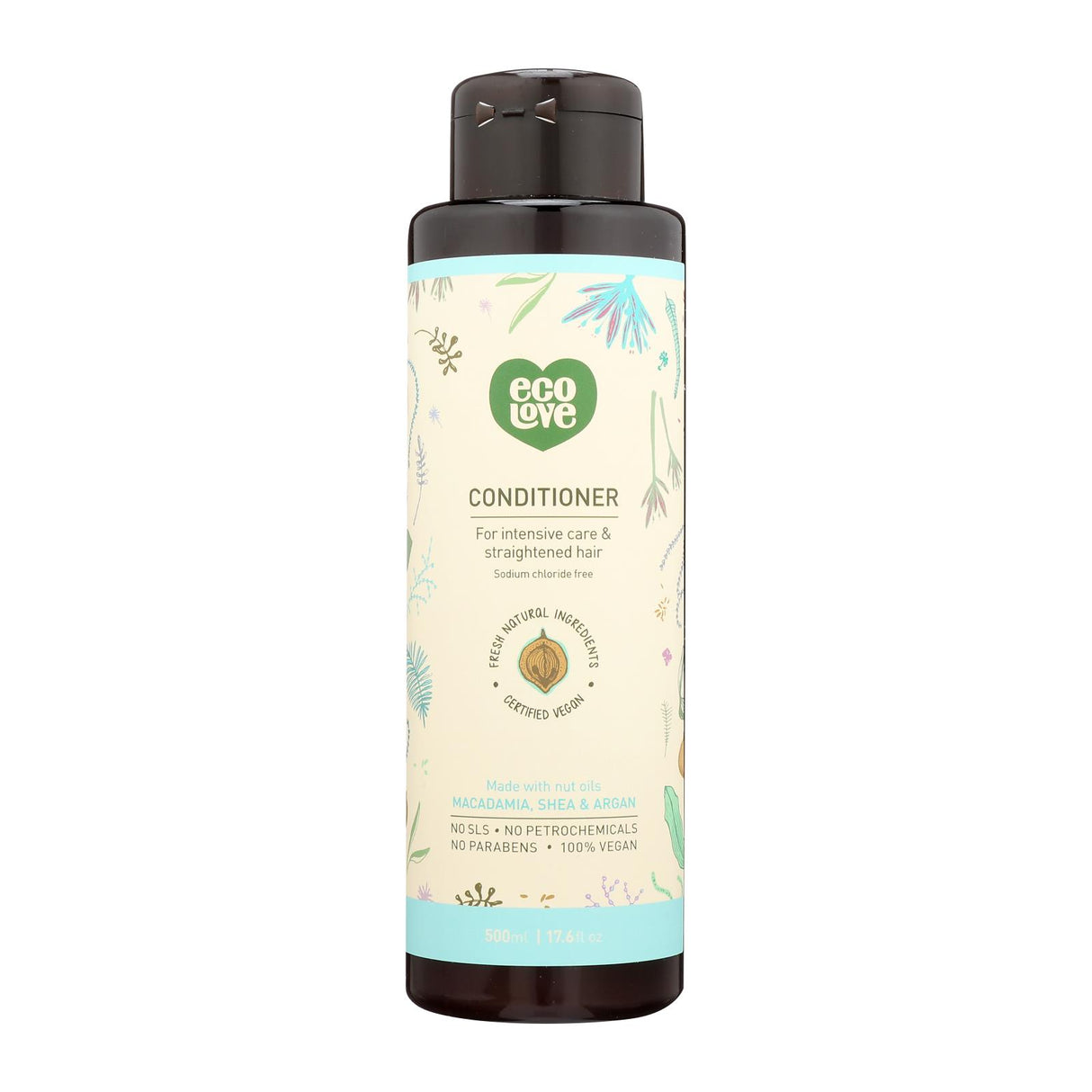Ecolove Orange Veg Shampoo for Normal & Dry Hair, 17.6 Fl Oz - Cozy Farm