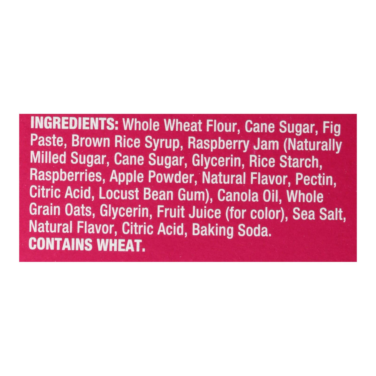 Nature's Bakery Raspberry Whole Wheat Fig Bar 2 Oz (Pack of 6) - Cozy Farm