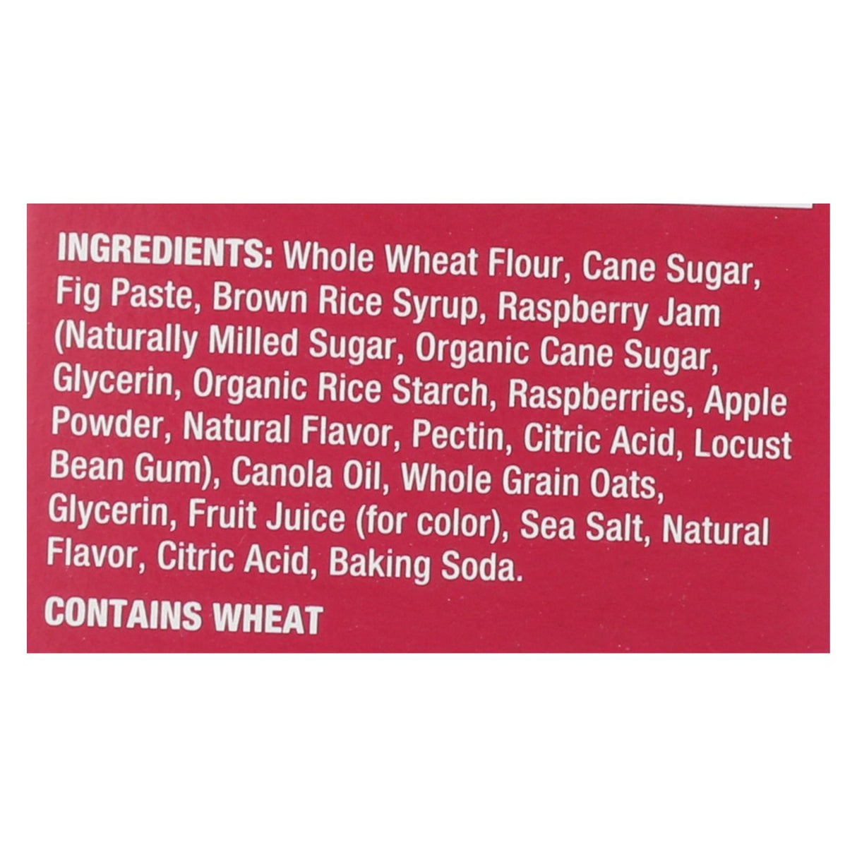 Nature's Bakery Raspberry Whole Wheat Fig Bar 2 Oz (Pack of 6) - Cozy Farm