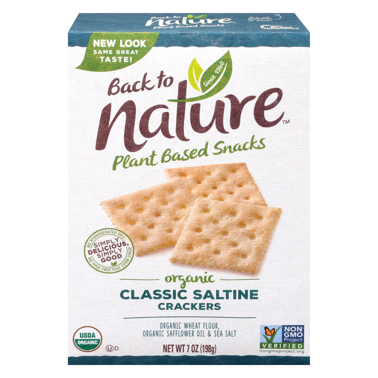 Back To Nature Organic Classic Saltine Crackers, 6 - 7 Oz Packs - Cozy Farm