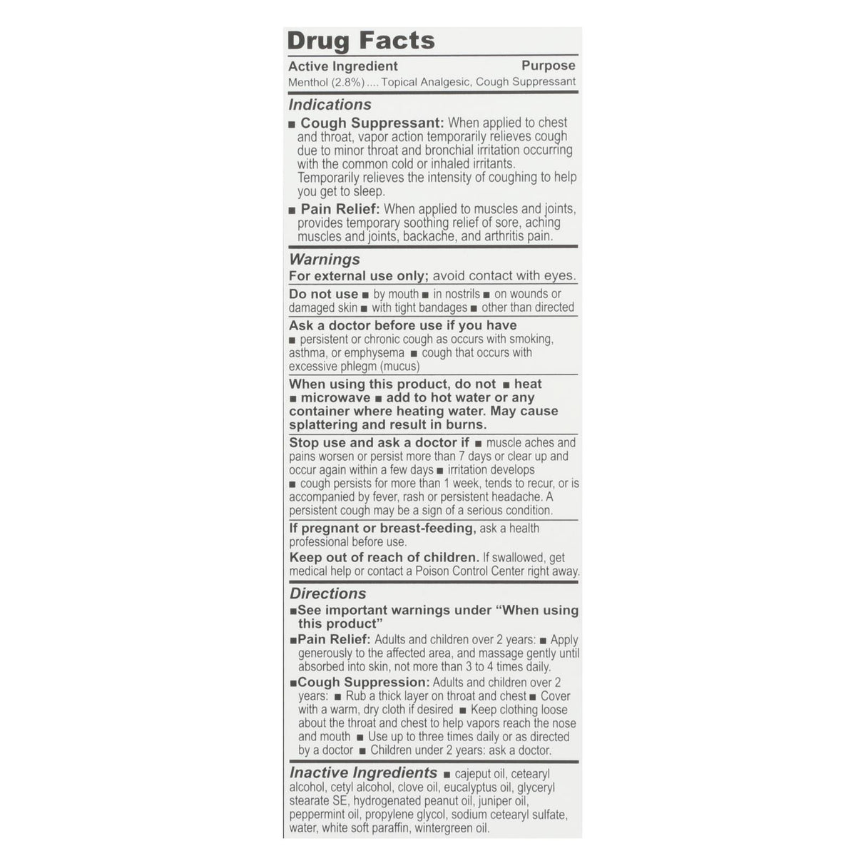 Olbas Analgesic Pain Relief Salve 1 Oz. - Cozy Farm