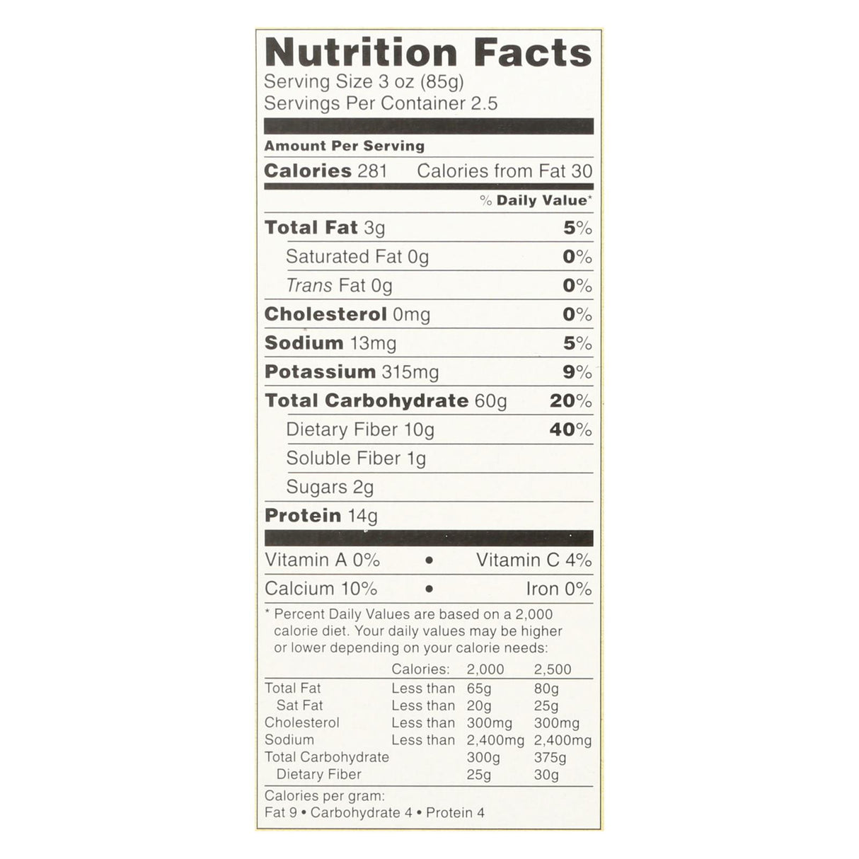 Tolerant Organic Chickpea Pasta, Balanced Blend, 8 Oz., 6-Pack - Cozy Farm