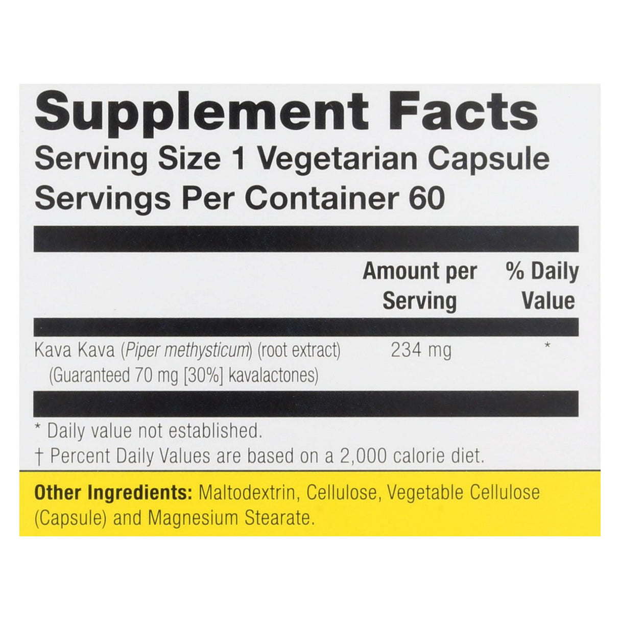 Natural Balance Kava Kava Root Extract 60 Vegetarian Capsules - Cozy Farm