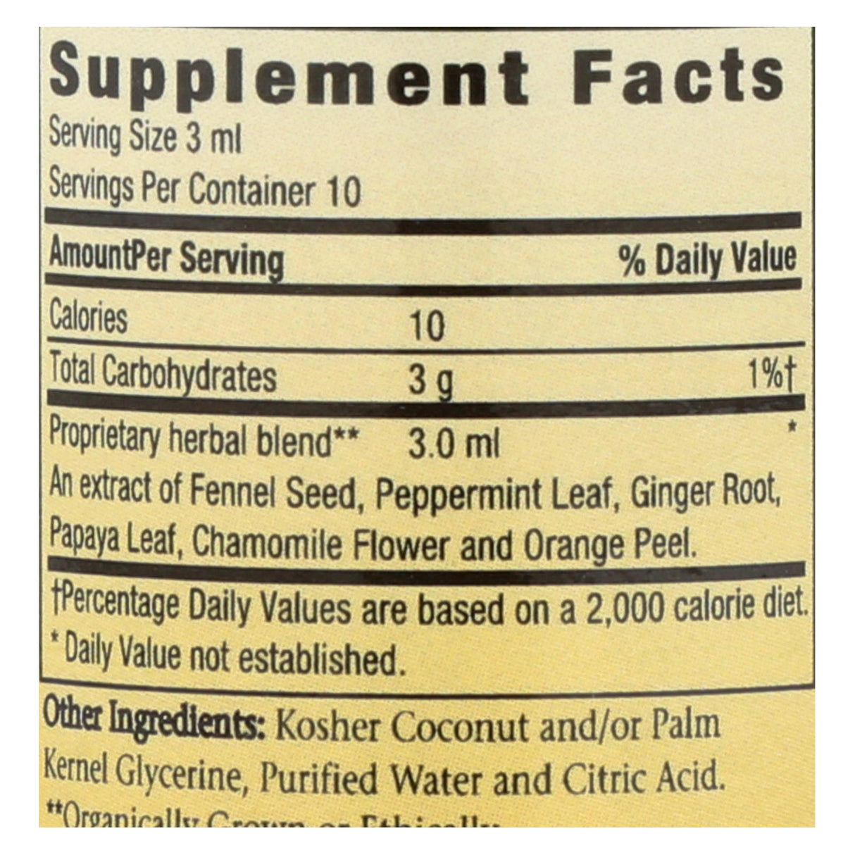 Herbs For Kids Minty Gingr - 1 Fluid Ounce Liquid - Cozy Farm