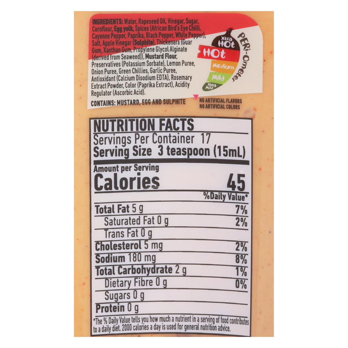 Nando's Perinaise Squeeze Hot Sauce, 8.6 Fl Oz Pack of 6 - Cozy Farm