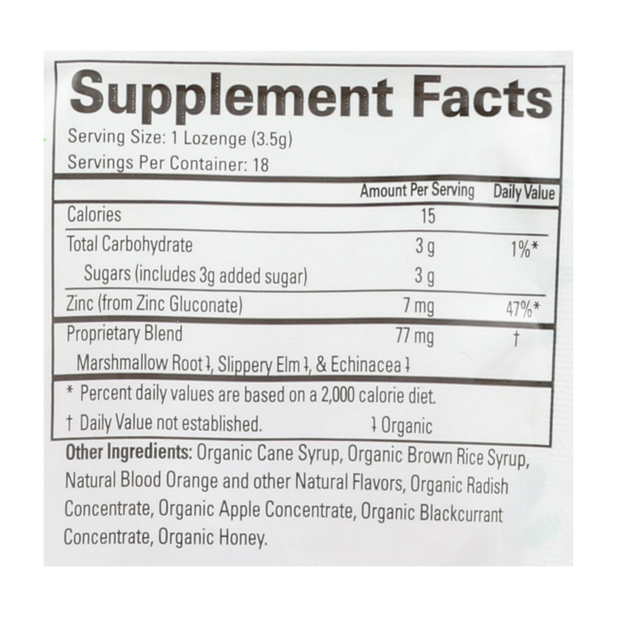 Quantum Research Thera-Zinc Lozenges - Blood Orange, Immune Support Supplement - Cozy Farm