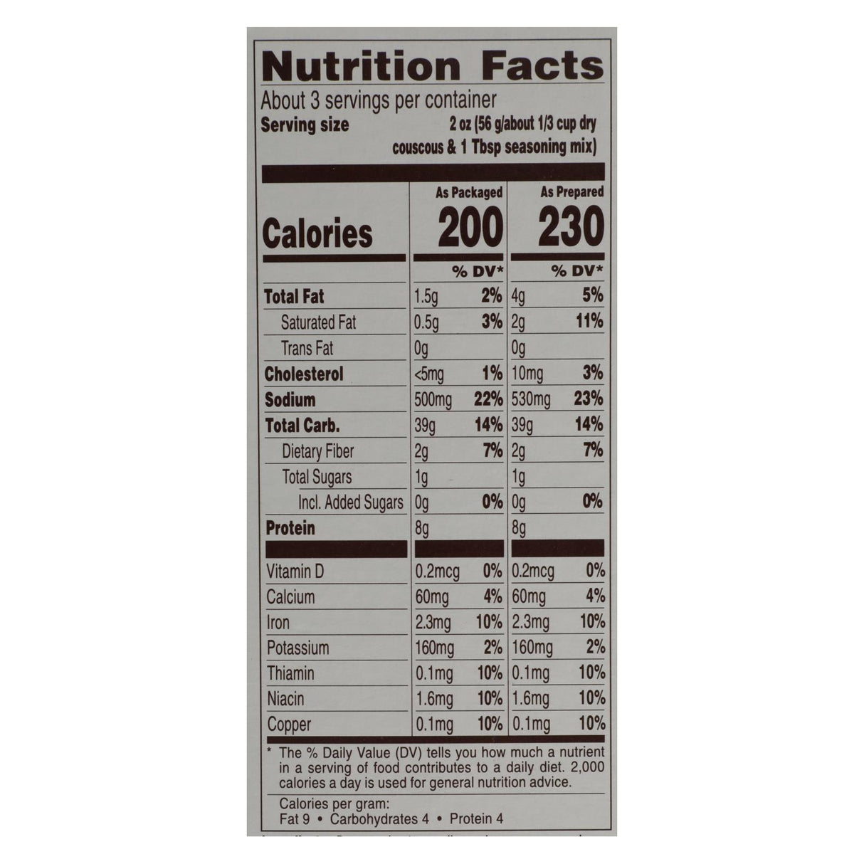 Near East 5.9 Oz. Parmesan Couscous Mix (Pack of 12) - Cozy Farm