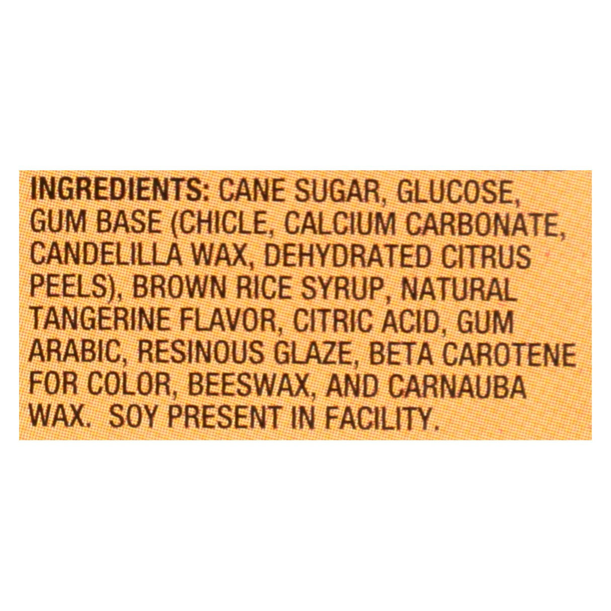 Glee Gum Chewing Gum - Tangerine (12 Packs of 16 Pieces) - Cozy Farm