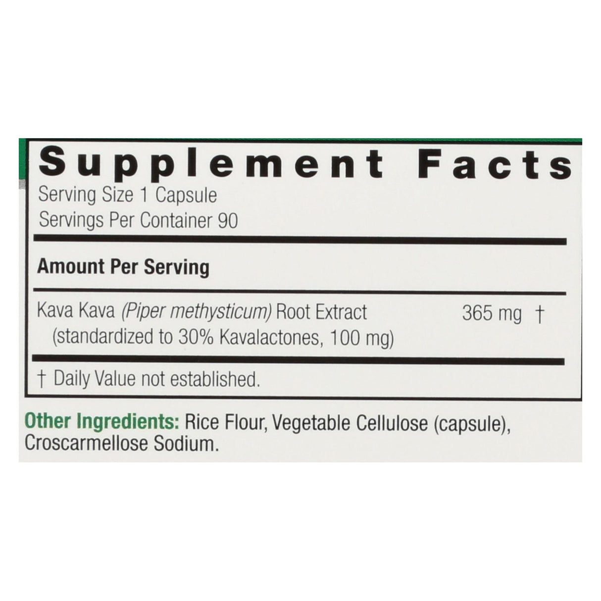 Nature's Answer Kava Root Supplement - 90 Capsules Per Bottle (Pack of 6) - Cozy Farm