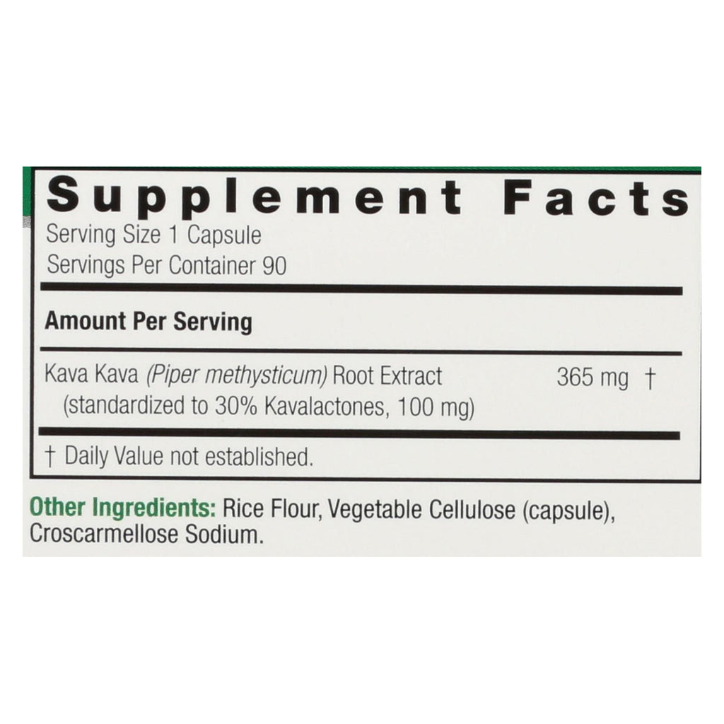 Nature's Answer Kava Root Supplement - 90 Capsules Per Bottle (Pack of 6) - Cozy Farm 