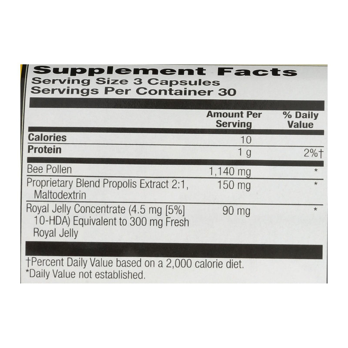 Honey Gardens Bee Pollen, Royal Jelly & Propolis (Pack of 90) - Cozy Farm