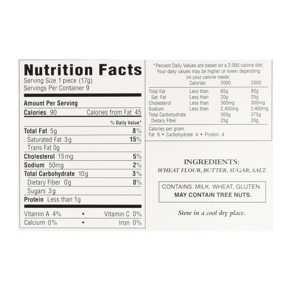 Walkers Pure Butter Round Shortbread Cookies (Pack of 12) - 5.3 Oz. - Cozy Farm