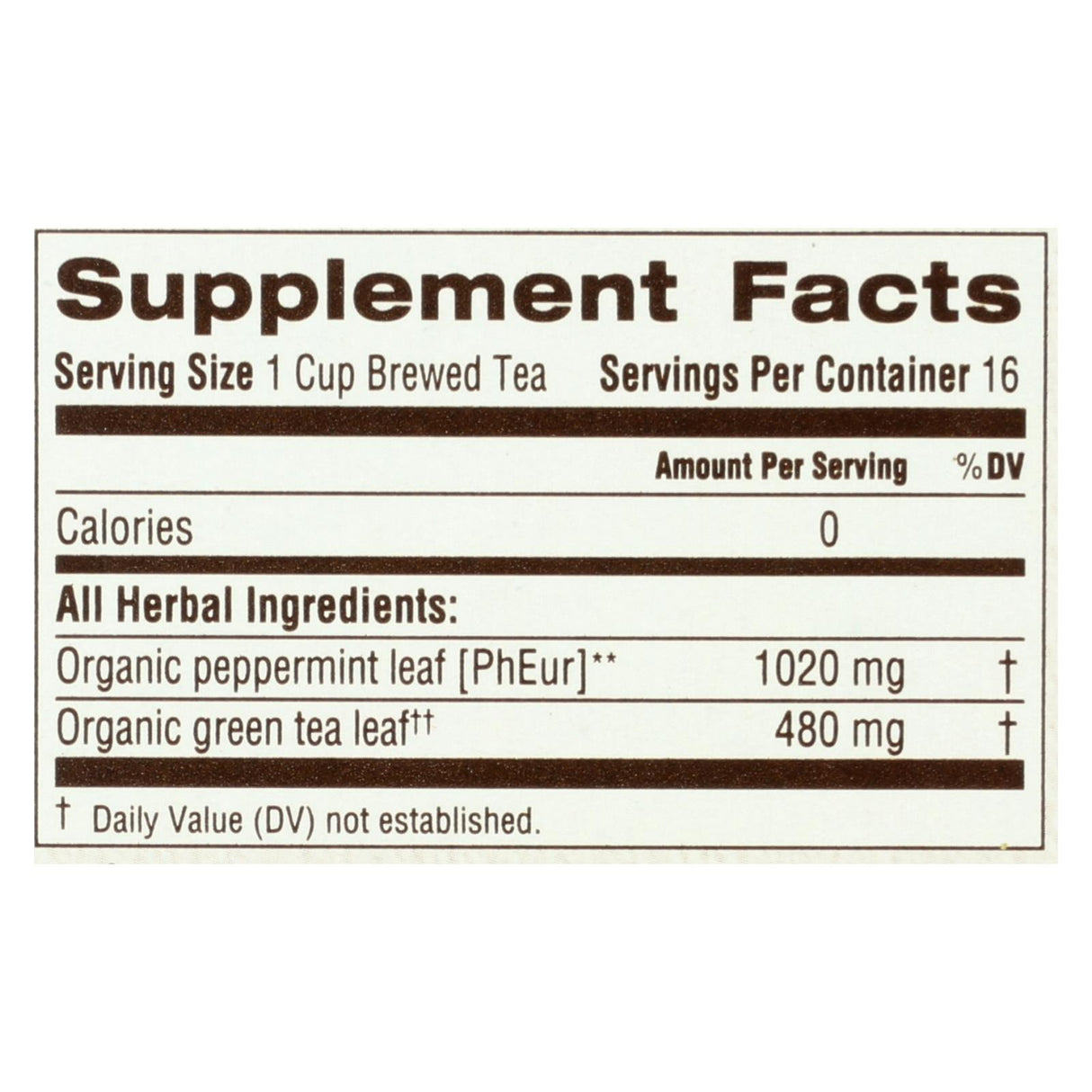 Traditional Medicinals Peppermint Green Tea, 0.85 Oz (Pack of 6) - Cozy Farm