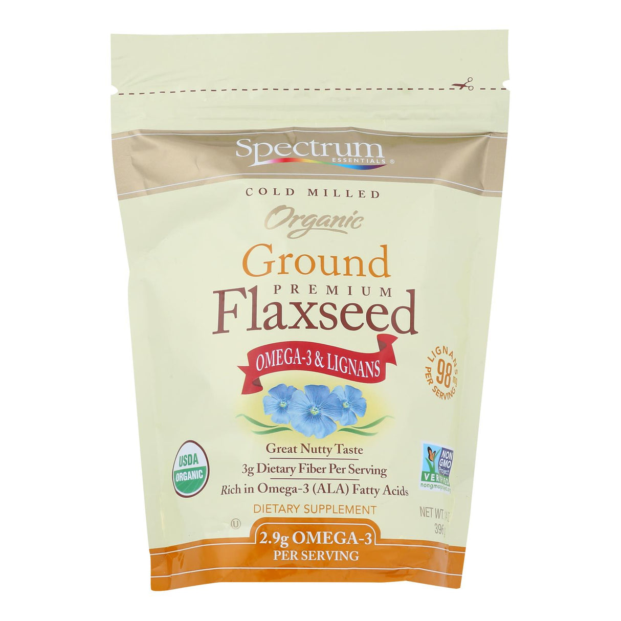 Spectrum Essentials Organic Ground Flax Seed - Cozy Farm