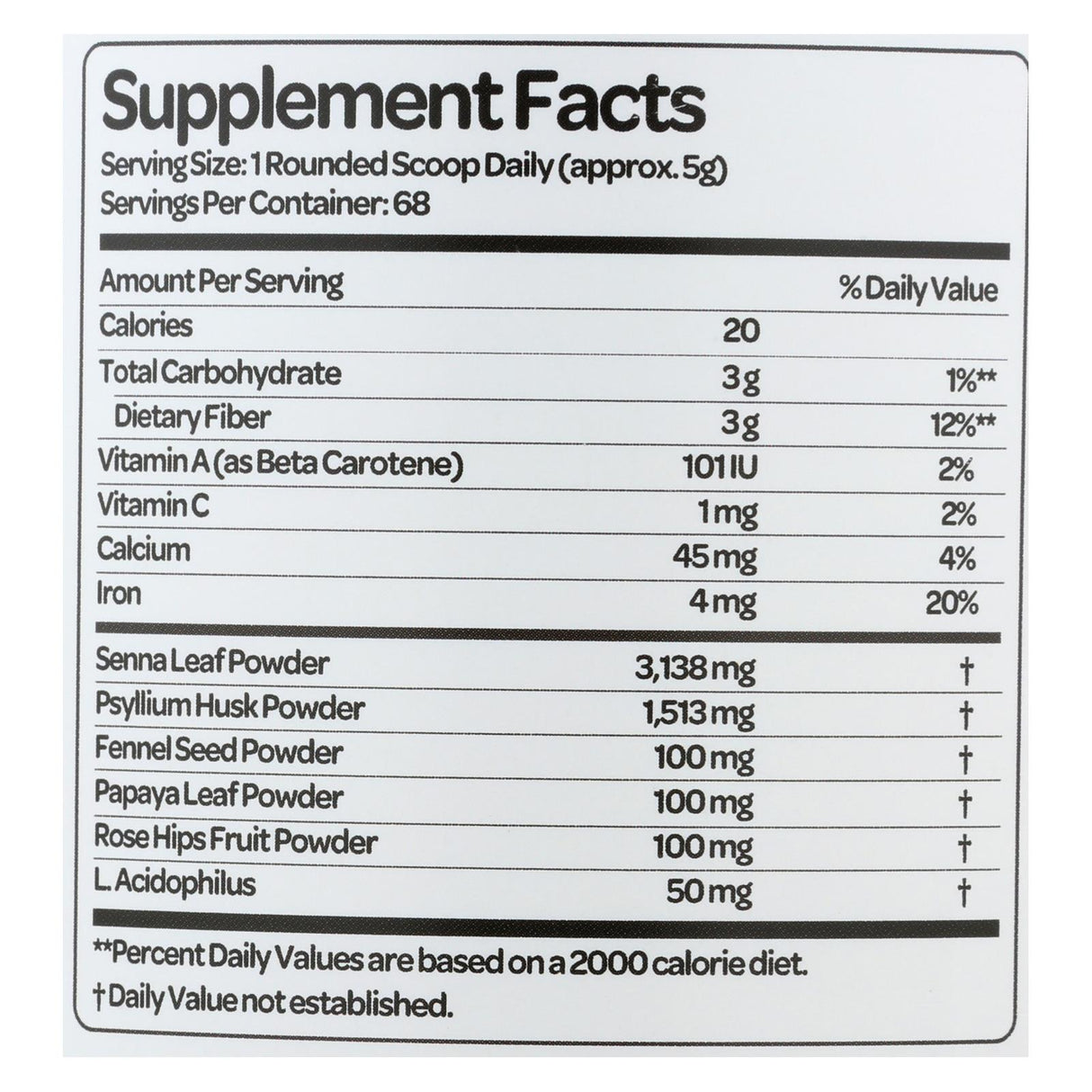 Health Plus Super Colon Cleanse Powder (12 Oz.) - Cozy Farm