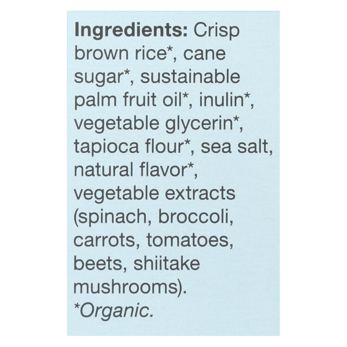 Made Good Crispy Squares Vanilla 4.68 Oz., Pack of 6 - Cozy Farm