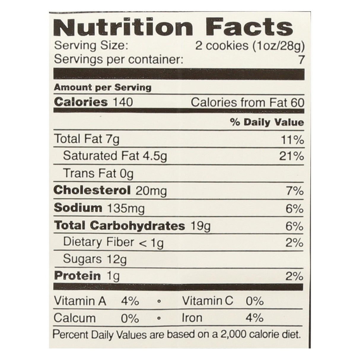 Tate's Bake Shop Gourmet Chocolate Chip Cookies (Pack of 12 - 7 Oz. Each) - Cozy Farm