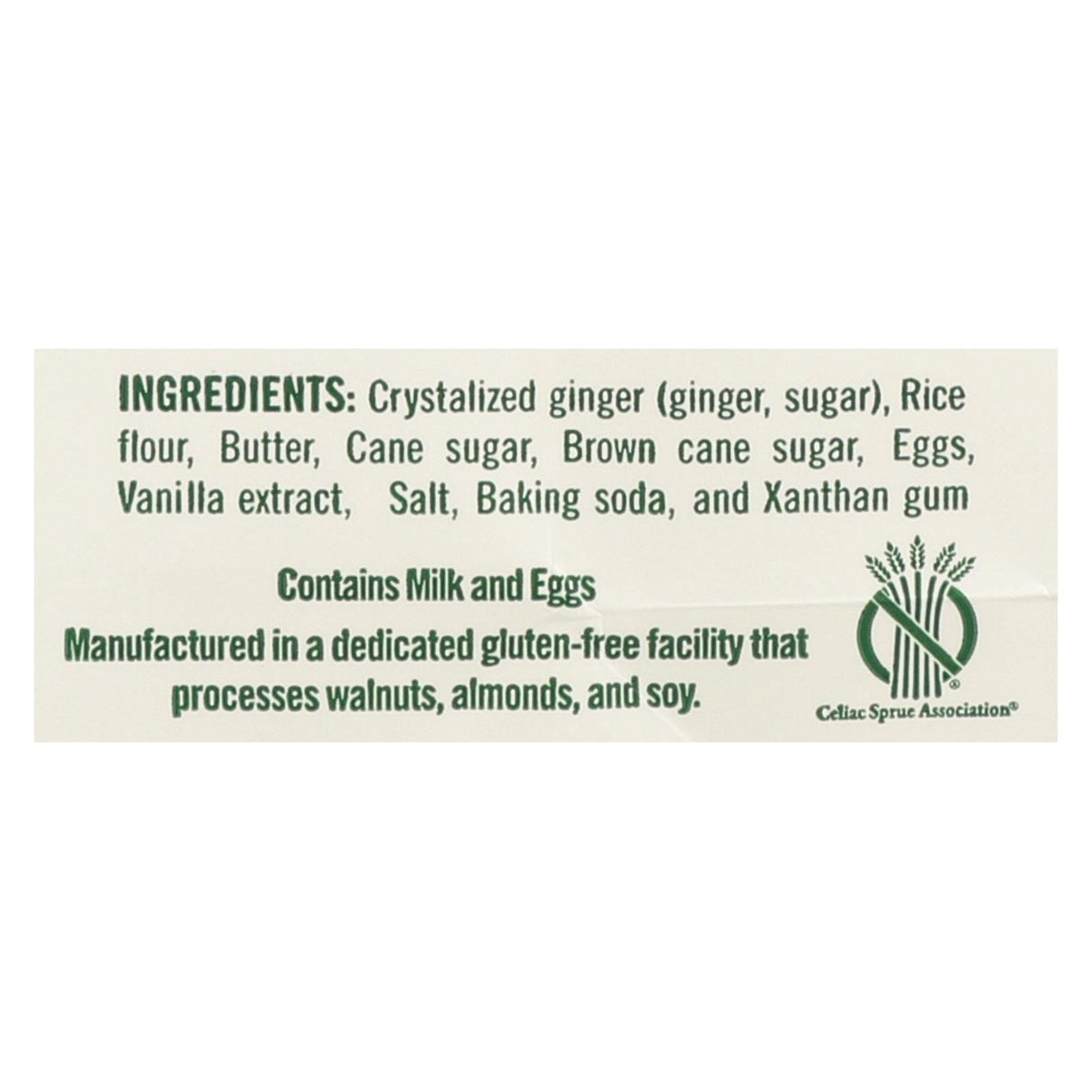 Tate's Bake Shop Ginger Zinger Cookies, 7 Oz. (Pack of 12) - Cozy Farm