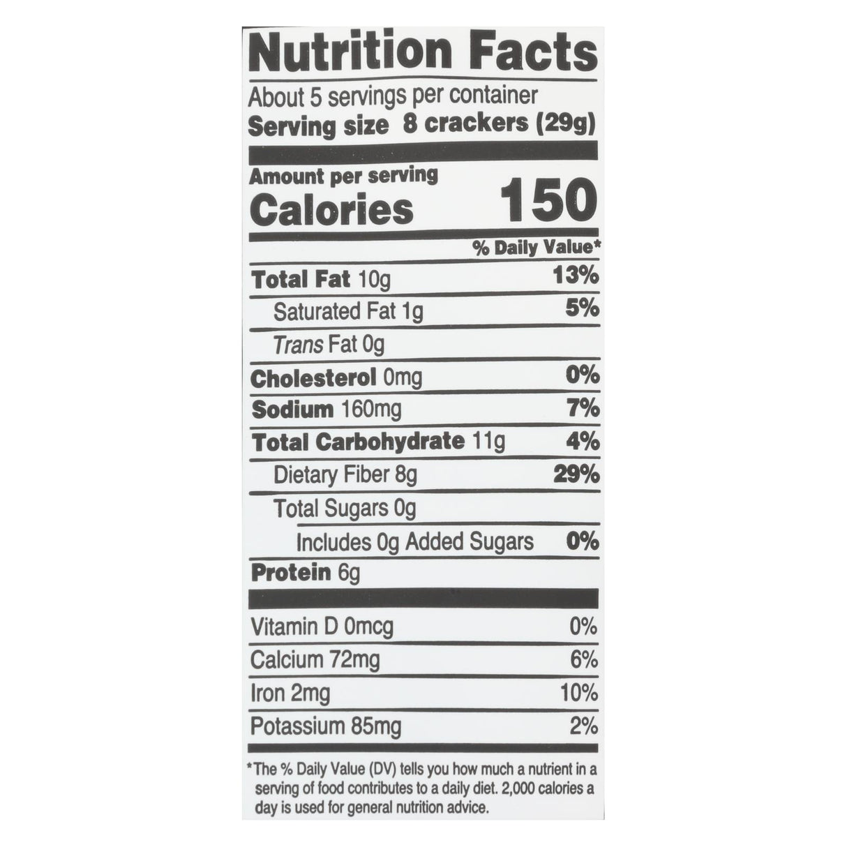 Doctor In The Kitchen Organic Flax Seed Savory Crackers (Pack of 6 - 5 Oz.) - Cozy Farm