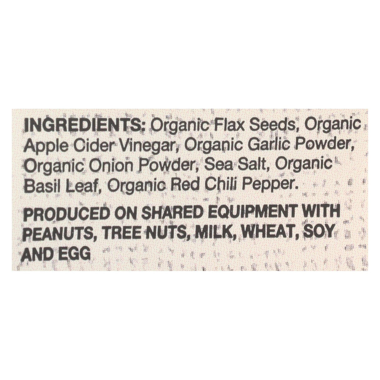 Doctor In The Kitchen Organic Flax Seed Savory Crackers (Pack of 6 - 5 Oz.) - Cozy Farm