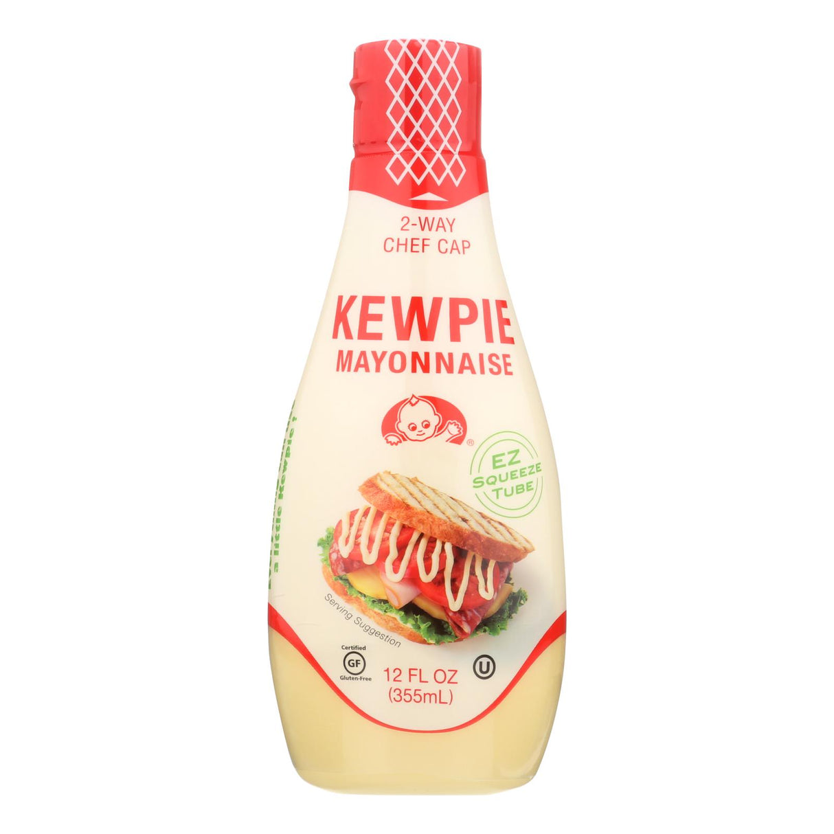 Kewpie Mayonnaise Squeeze Tube, 12 Oz. Pack of 6 - Cozy Farm