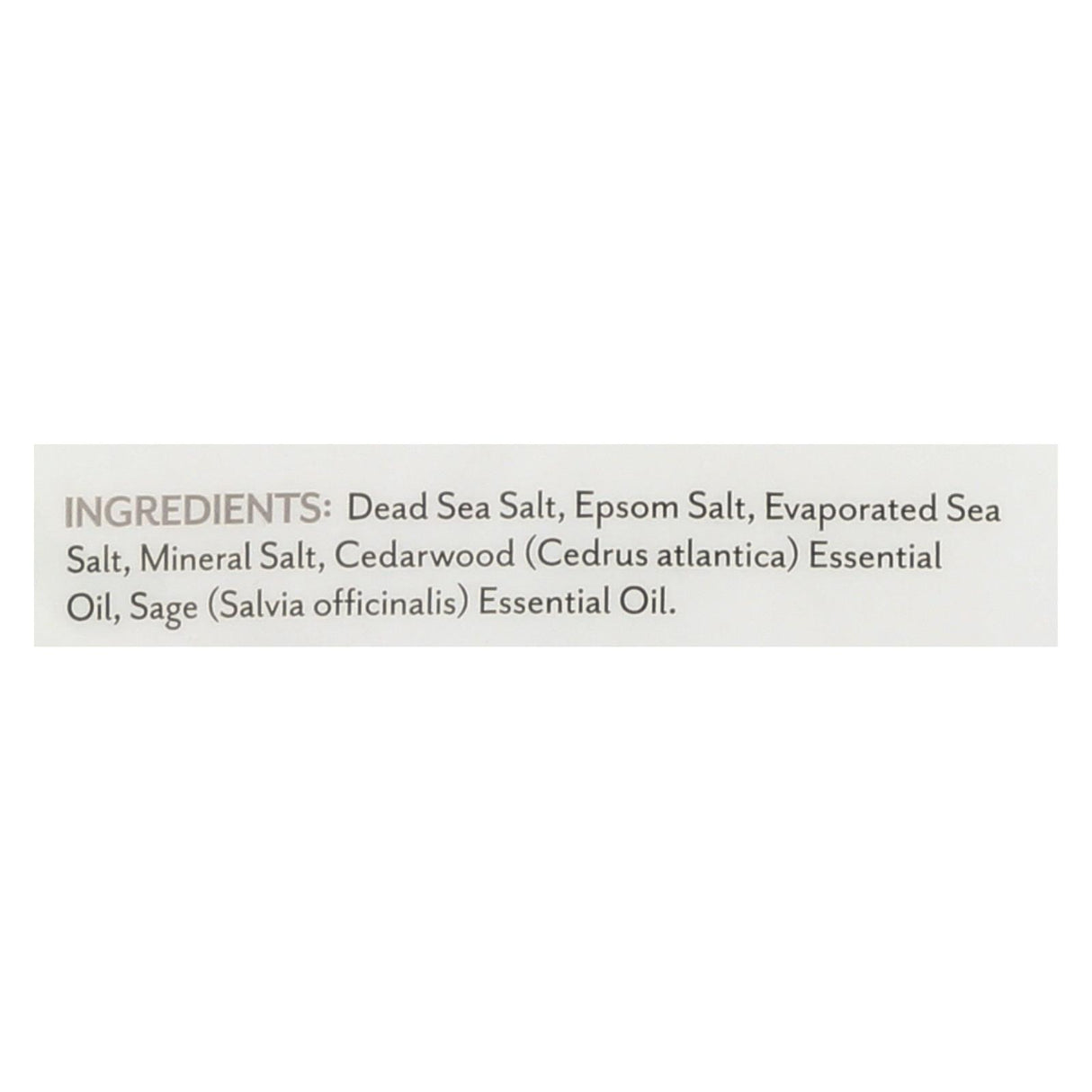 Cedar Sage Calming Bath Salts - Soothe Aches, 32 Oz - Cozy Farm