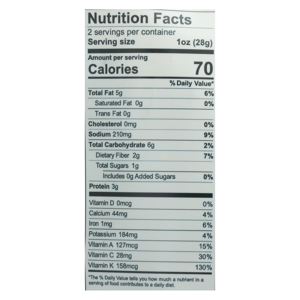 Brad's Crunchy Plant-Based Kale Original, 2 Oz. (Pack of 12) - Cozy Farm