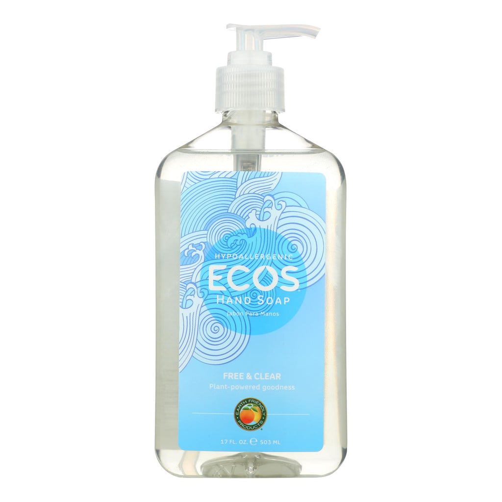 ECOS Free & Clear Plant-Powered Hand Soap (6 Pack, 17 Oz Per Bottle) - Cozy Farm 