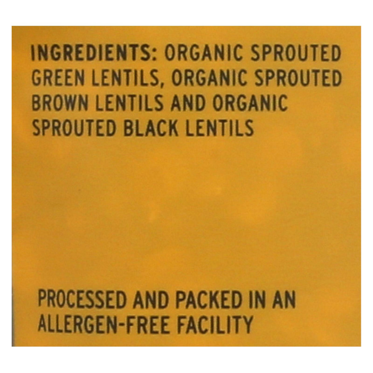 TruRoots Organic Sprouted Trio Lentil Accents (Pack of 6 - 8 Oz.) - Cozy Farm