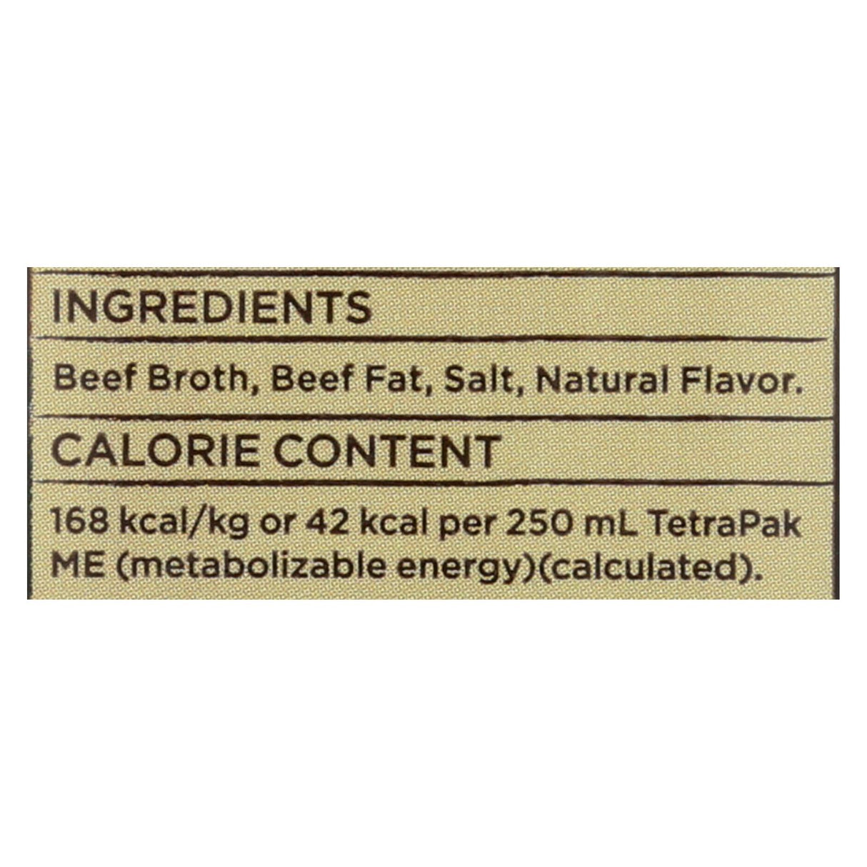 Castor & Pollux Organic Beef Bone Broth Green (Pack of 24 - 8.4 Fl Oz) - Cozy Farm