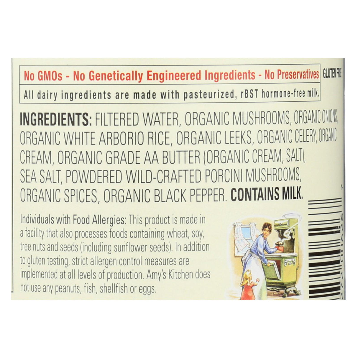 Amy's Organic Mushroom Bisque with Porcini (12 x 14 Oz.) - Cozy Farm