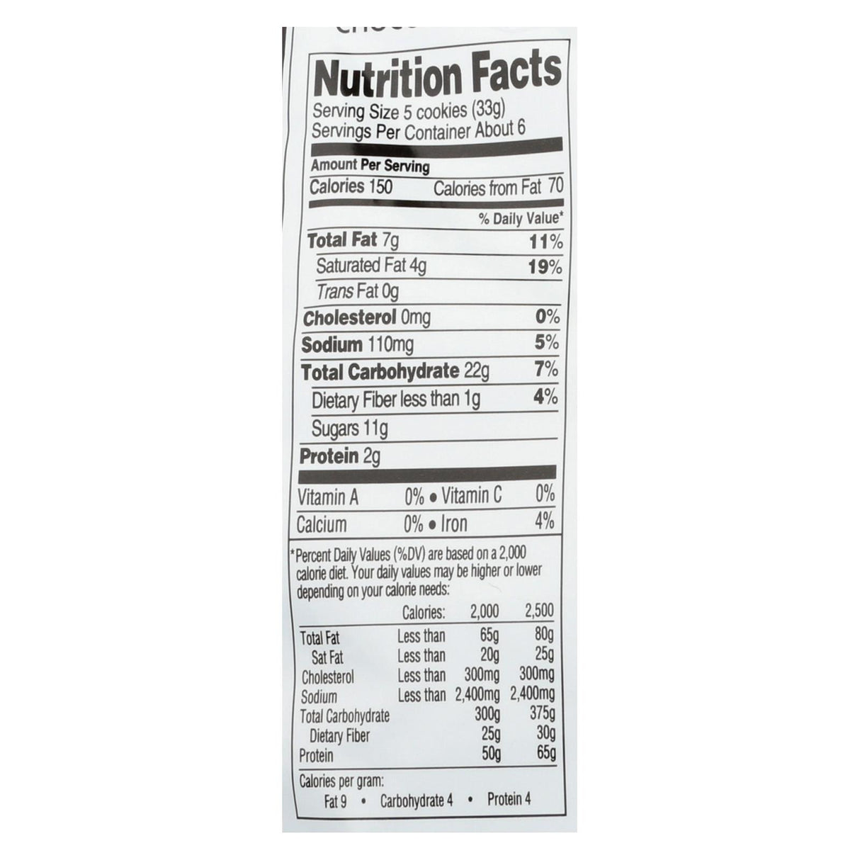 Newman's Own Organics Chocolate Chip Cookies, 6 Pack of 7 Oz. Packages - Cozy Farm