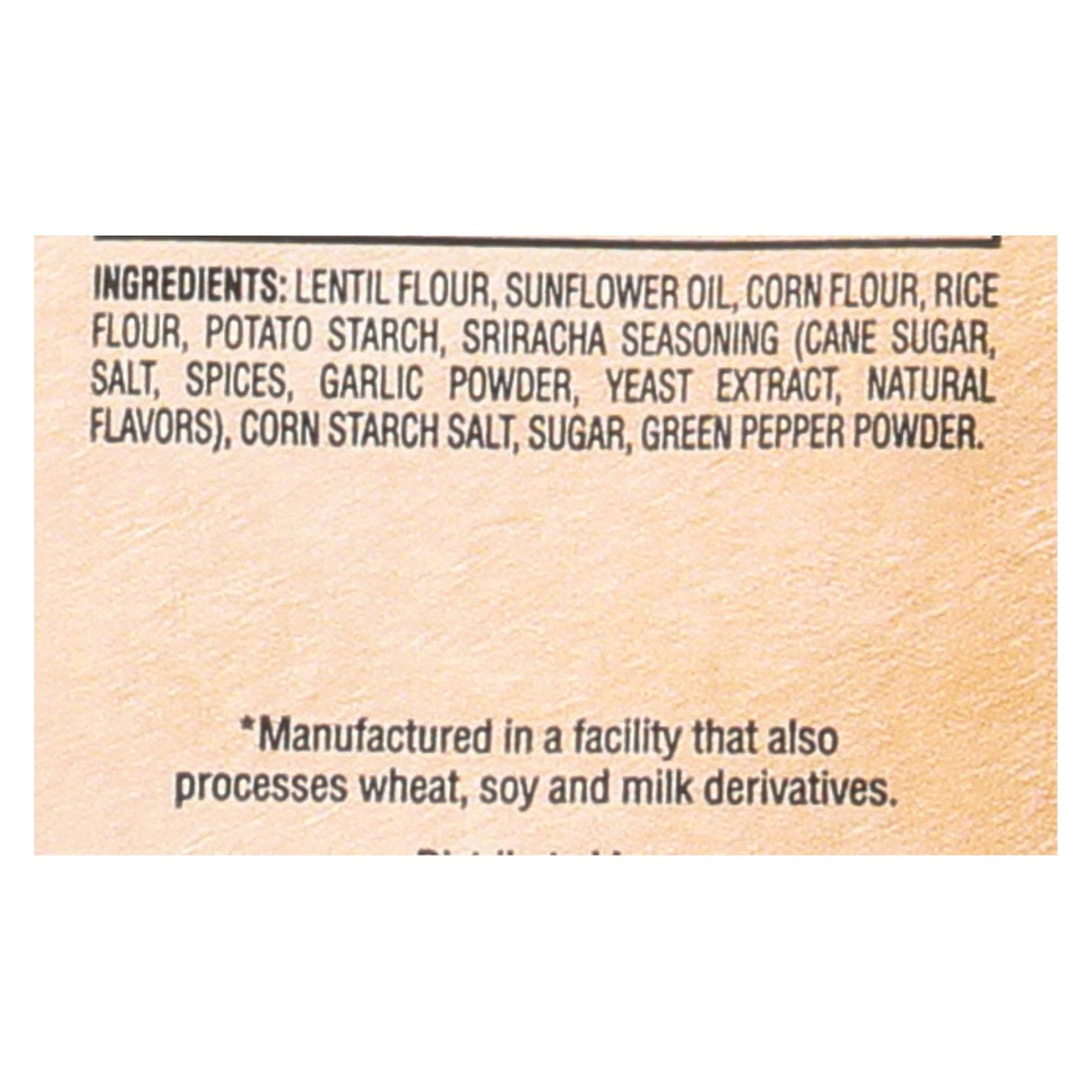 Daily Crave Spicy Sriracha Lentil Chips 4.25 Oz. (8-Pack) - Cozy Farm