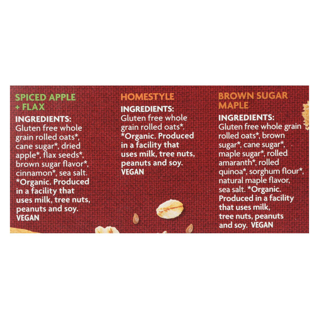 Nature's Path Organic Instant Hot Oatmeal Variety Pack (Pack of 6 - 11.3 Oz. Each) - Cozy Farm
