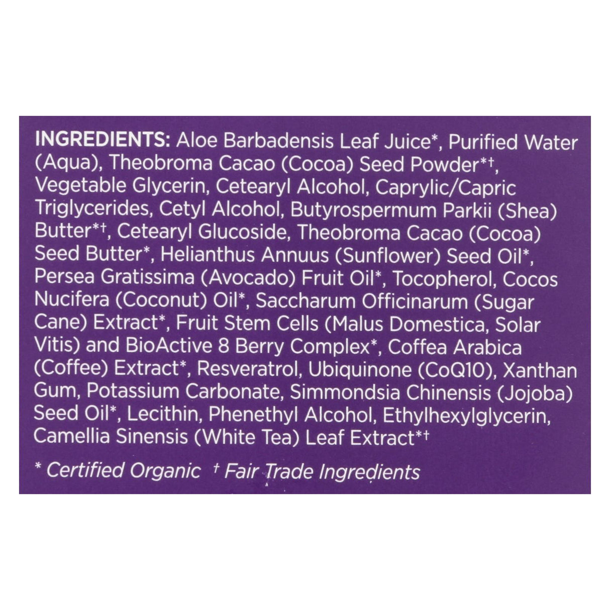 Andalou Naturals Skin Food Nourishing Mask with Avocado and Cocoa, 1.7 fl oz - Cozy Farm