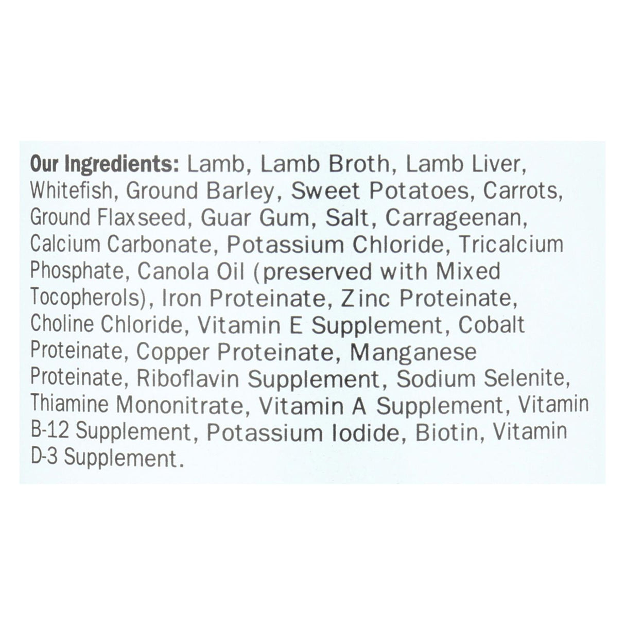 Wellness Pet Products Dog Food - Lamb and Sweet Potato Recipe (Pack of 12) - 12.5 Oz. - Cozy Farm