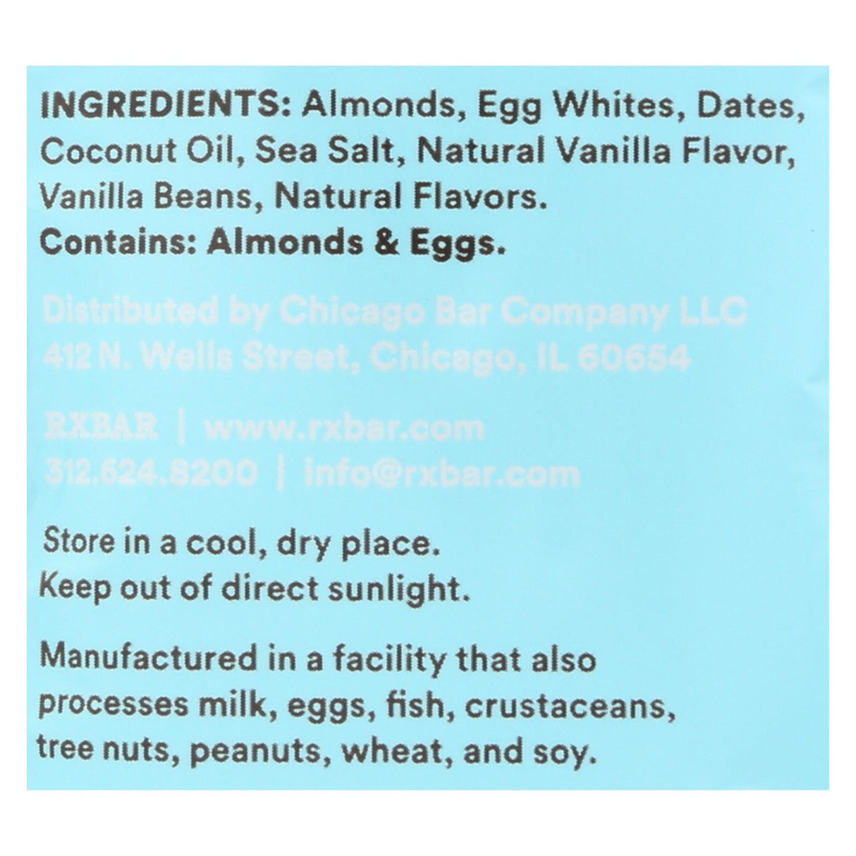 RXBAR Nut Butter Vanilla Almond (Pack of 10) - 1.13 Oz. - Cozy Farm