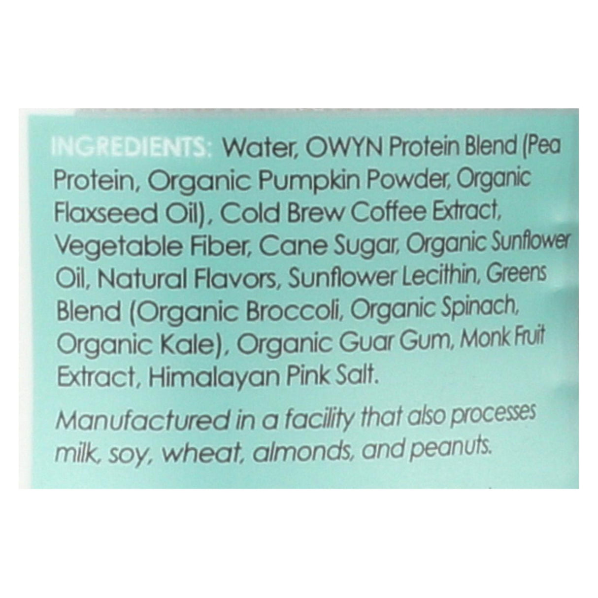 What You Need: Plant-Based Protein Shake & Cold Brew Coffee (12 Fl Oz) - 12-Pack - Cozy Farm