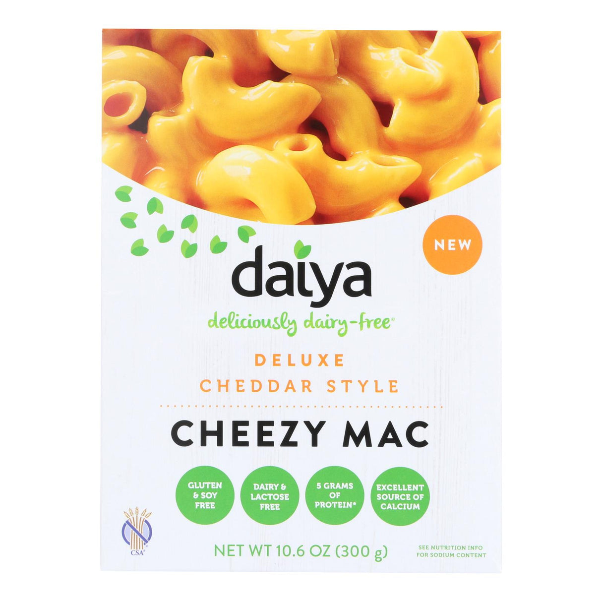 Daiya Foods Cheezy Mac Deluxe Cheddar Style Dairy-Free 8-Pack (10.6 Oz. Each) - Cozy Farm
