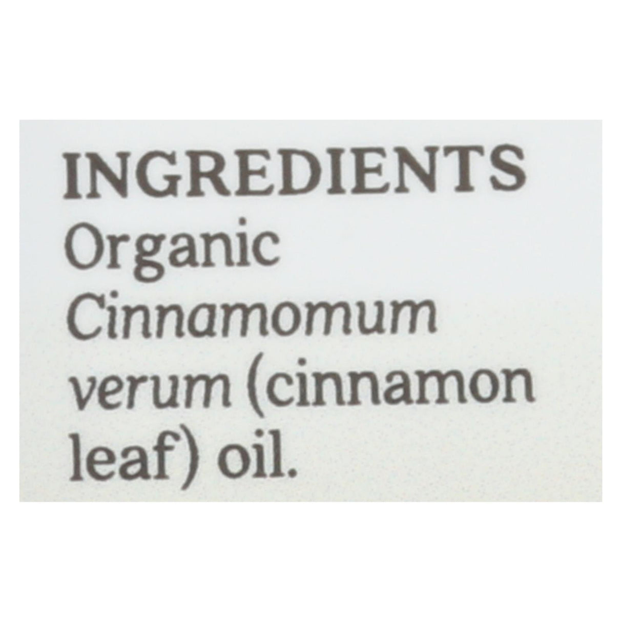 Aura Cacia Organic Cinnamon Leaf .25 Oz - Cozy Farm