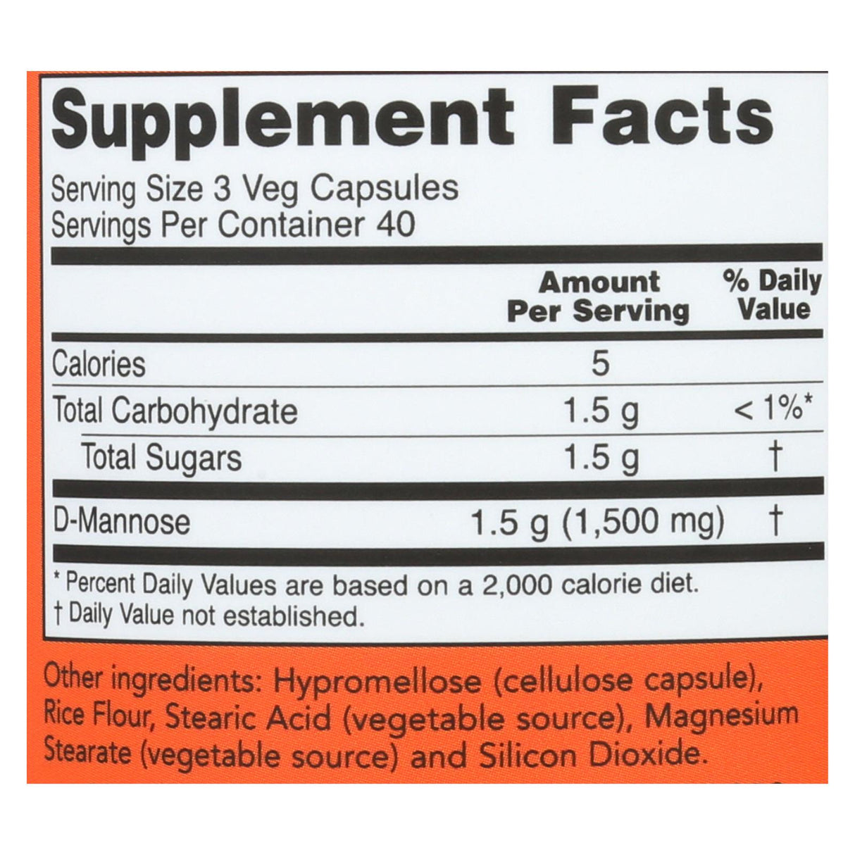 Now 500mg D-Mannose (120 Capsules), for Urinary Support - Cozy Farm